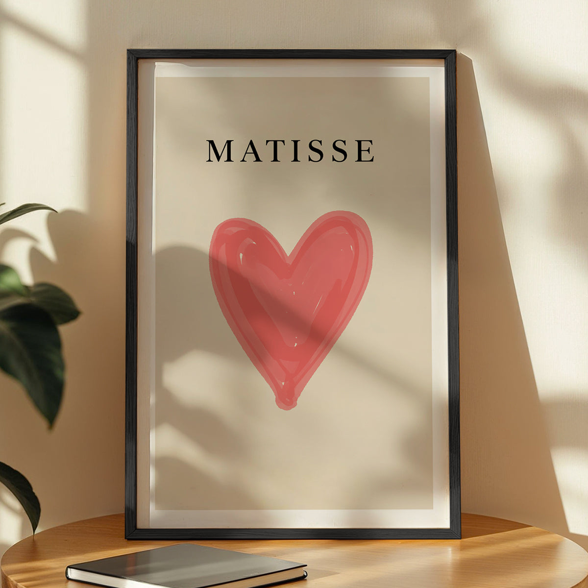 Matisse Heart Minimalist Framed Wall Art