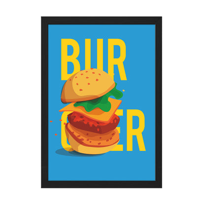 Bold Burger Wall Frame
