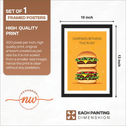 Burger Joy Wall Frame