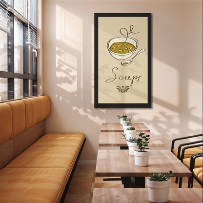 Soup Illustration Wall Art
