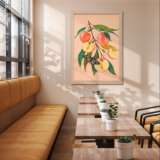 Peach Blossom Wall Frame