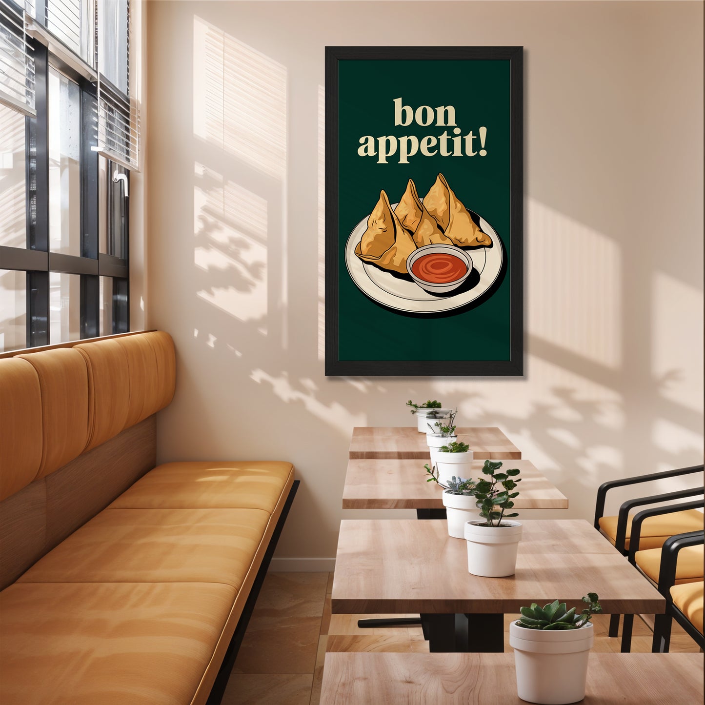 Samosa Snack Wall Art