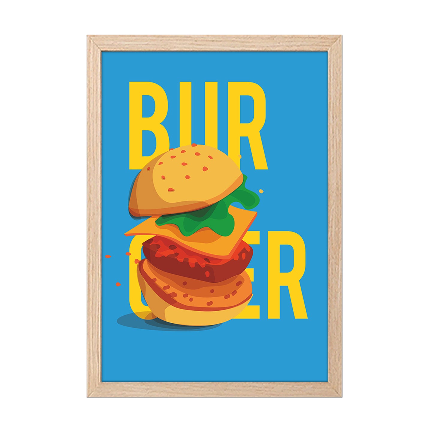 Bold Burger Wall Frame