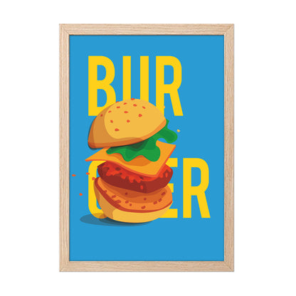 Bold Burger Wall Frame