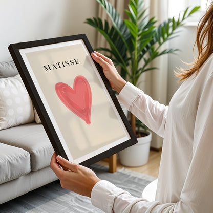 Matisse Heart Minimalist Framed Wall Art