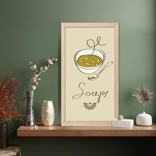 Soup Illustration Wall Art