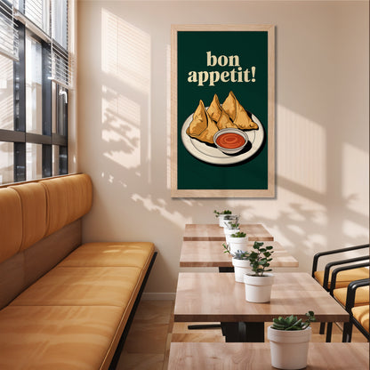 Samosa Snack Wall Art