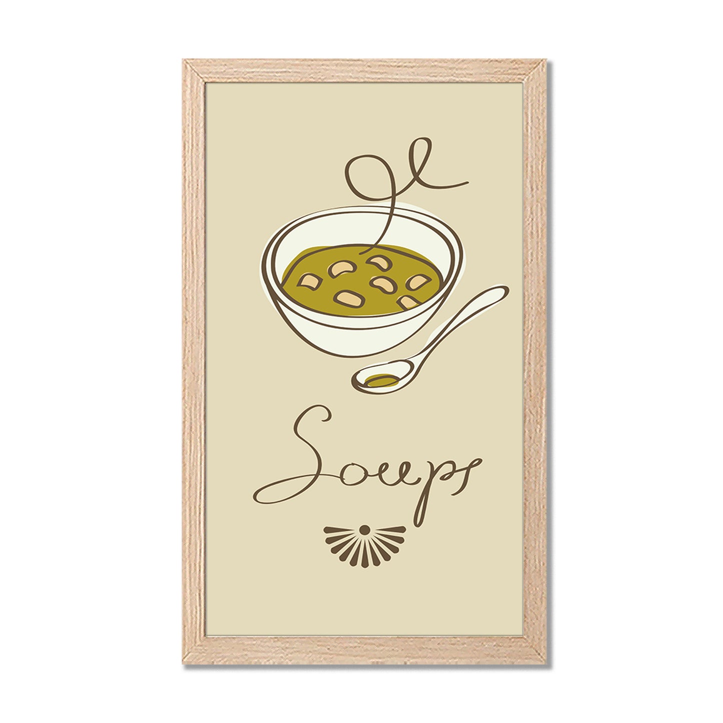 Soup Illustration Wall Art