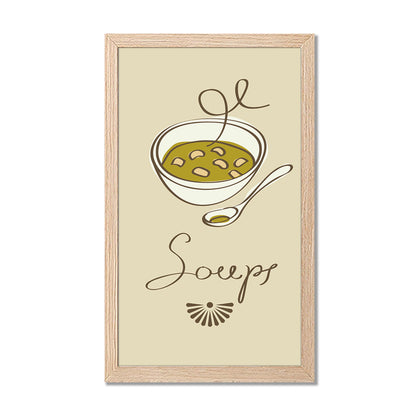 Soup Illustration Wall Art