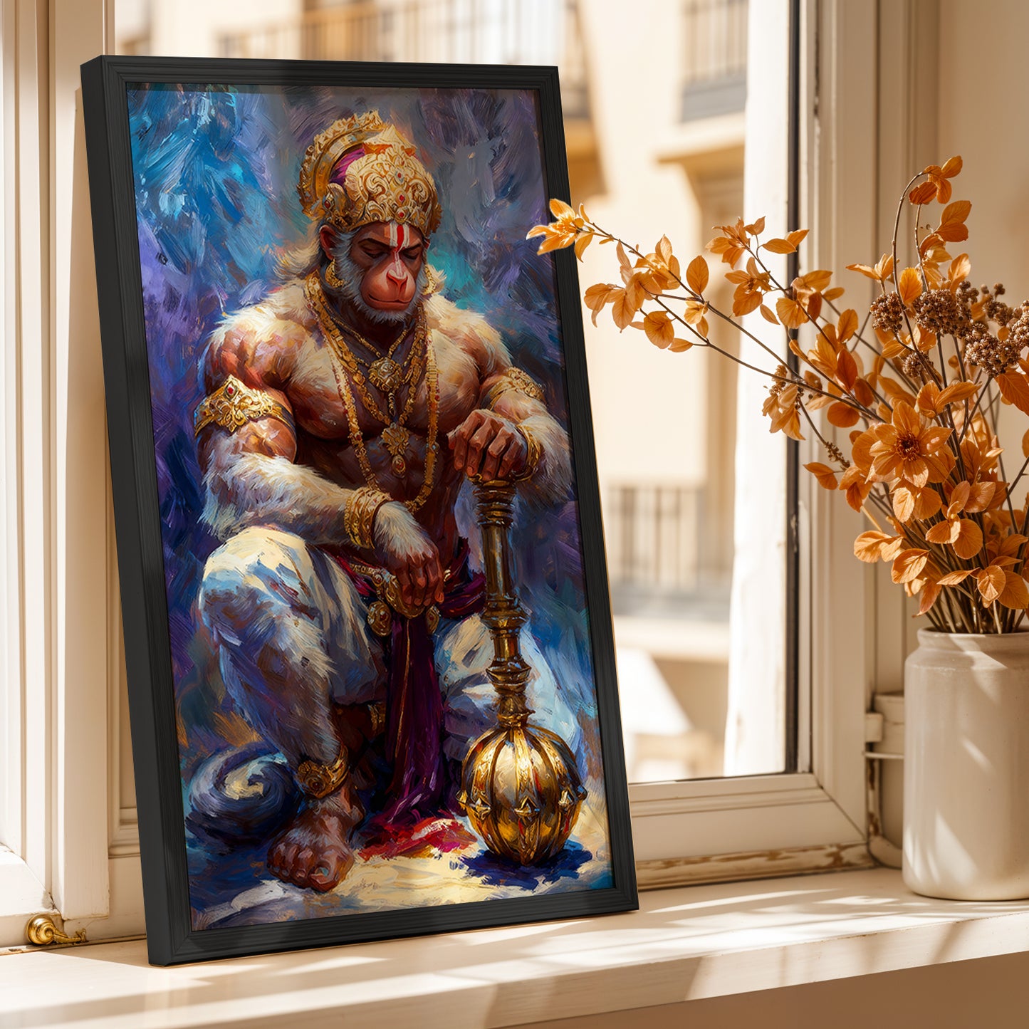 Divine Hanuman Wall Frame