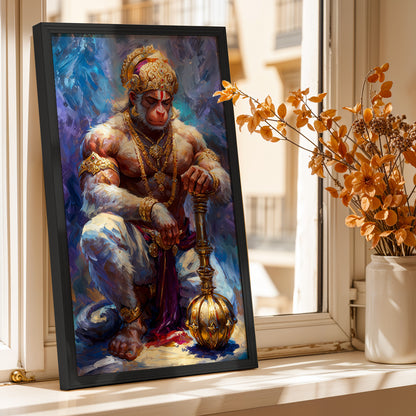 Divine Hanuman Wall Frame