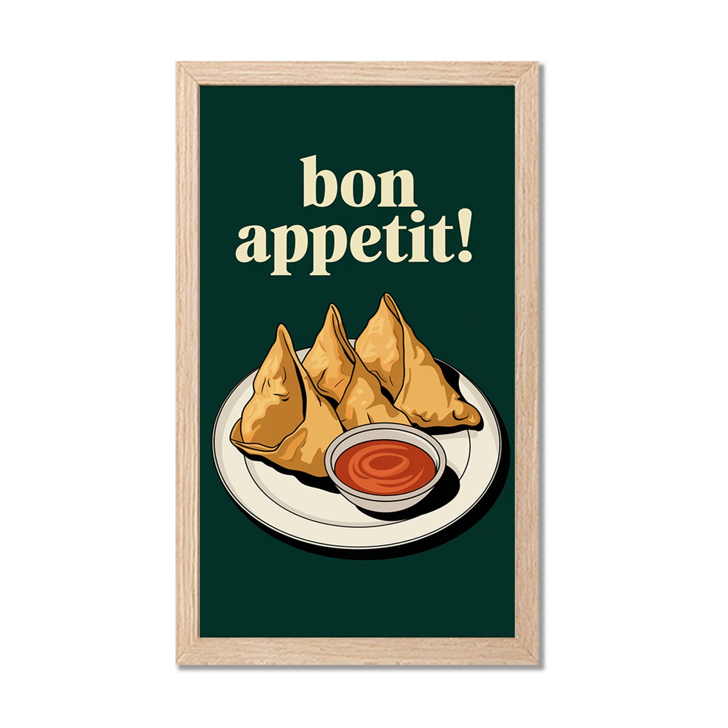 Samosa Snack Wall Art