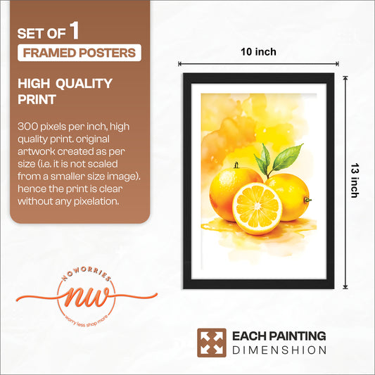 Lemon Art Wall Frame