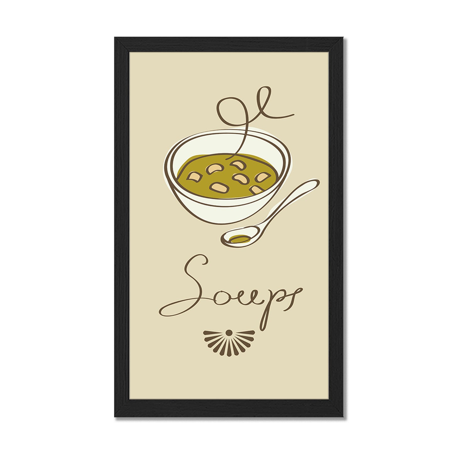 Soup Illustration Wall Art