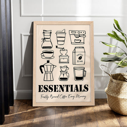 Coffee Essentials Wall Frame
