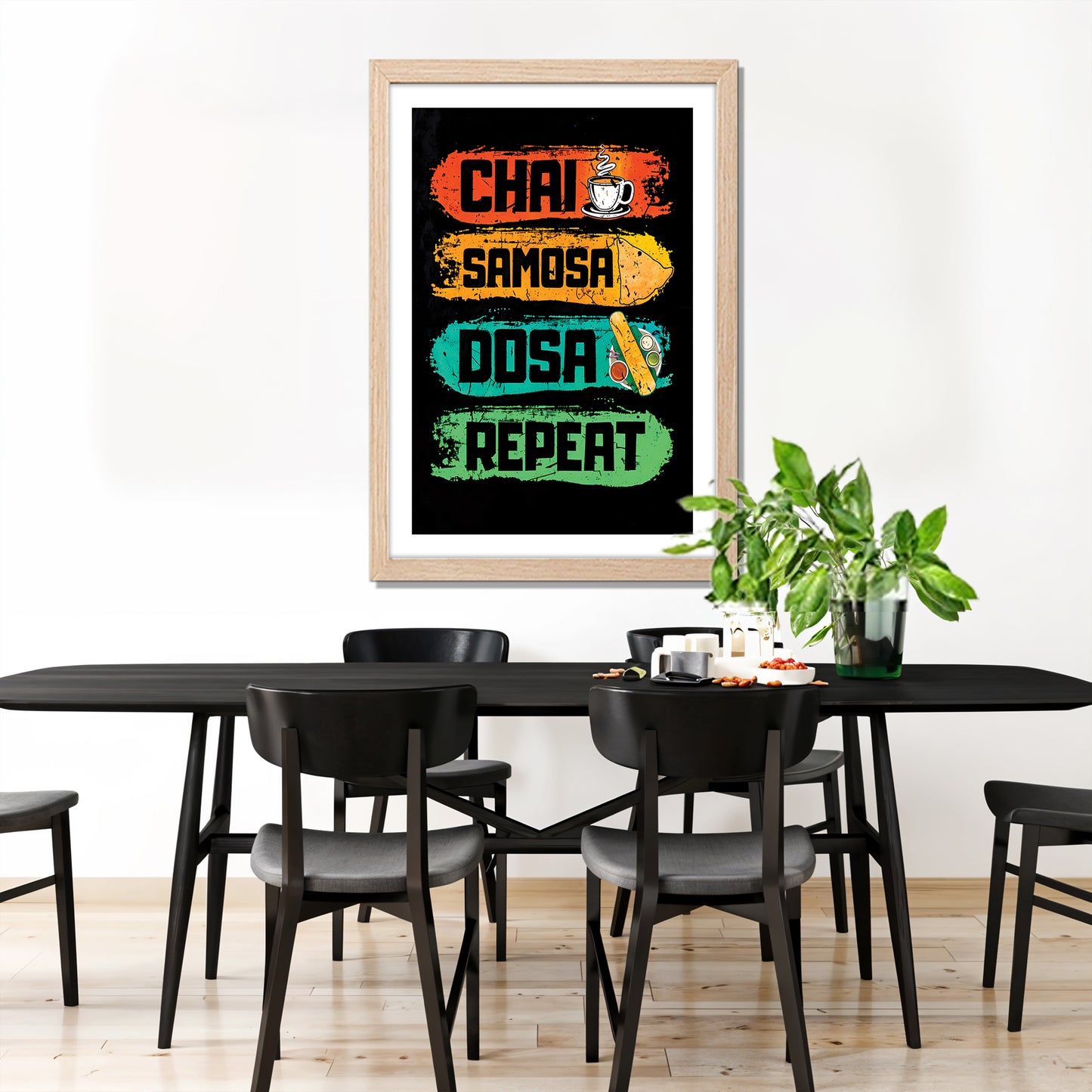 Food Routine Wall Frame