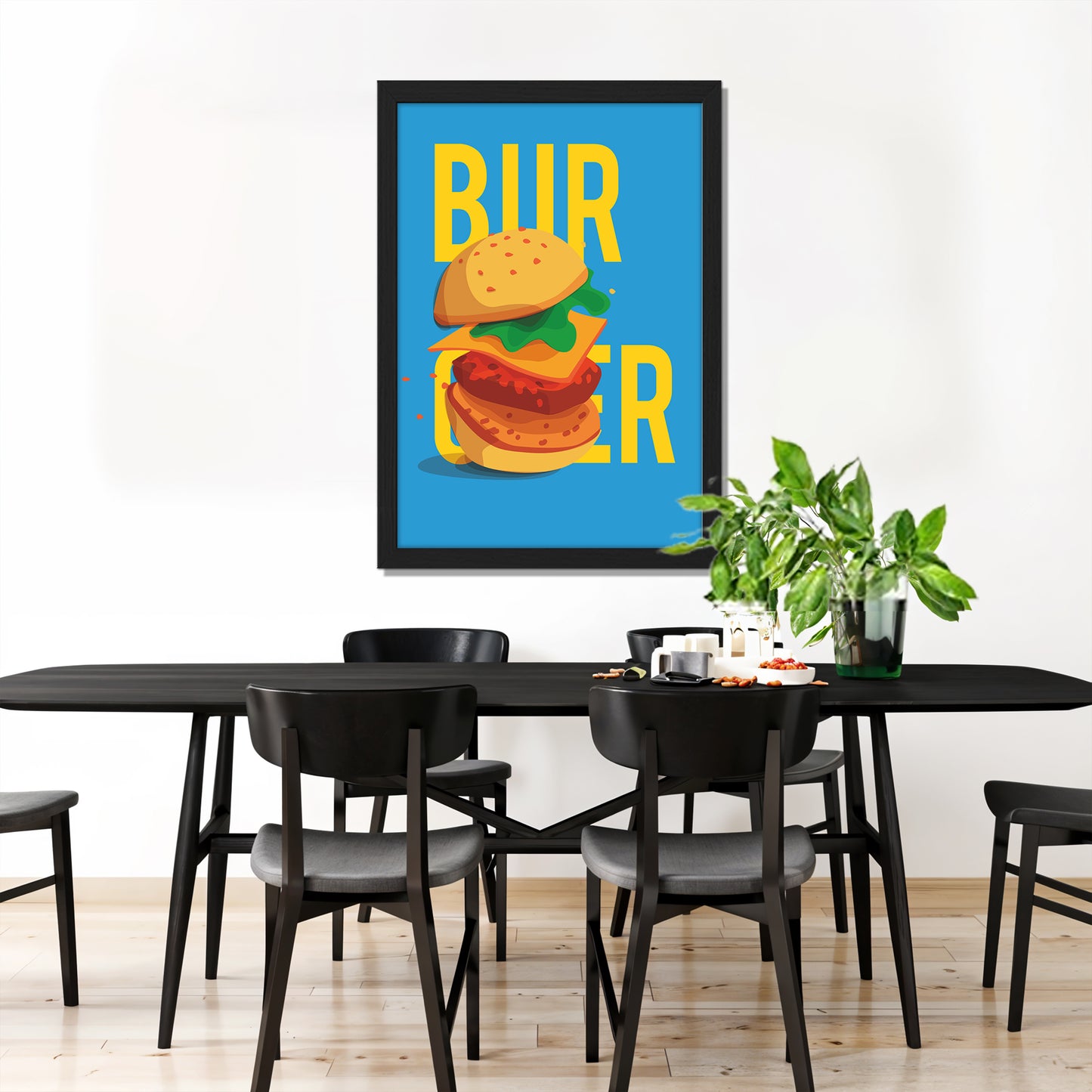Bold Burger Wall Frame