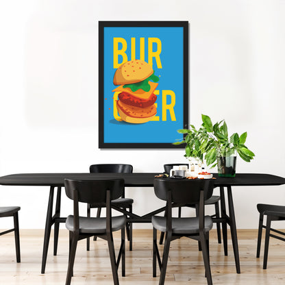 Bold Burger Wall Frame