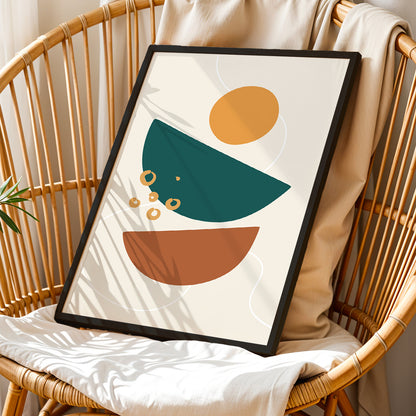 Abstract Balance Shapes Print
