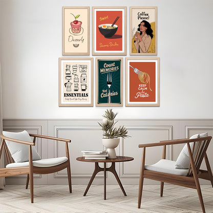 Kitchen Quotes Wall Art Set – 6