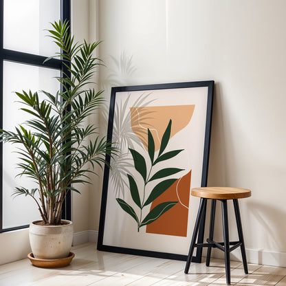 Contemporary Plant Wall Decor