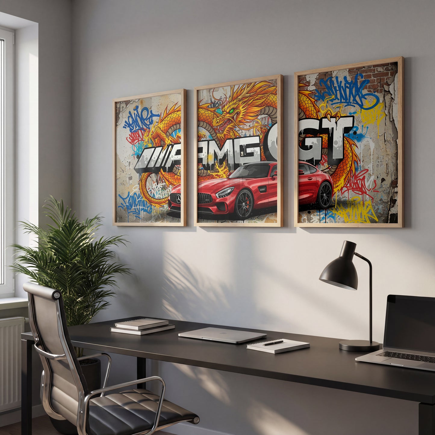 Dragon AMG Street Art Set of 3