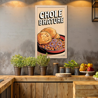 Chole Bhature Food Poster