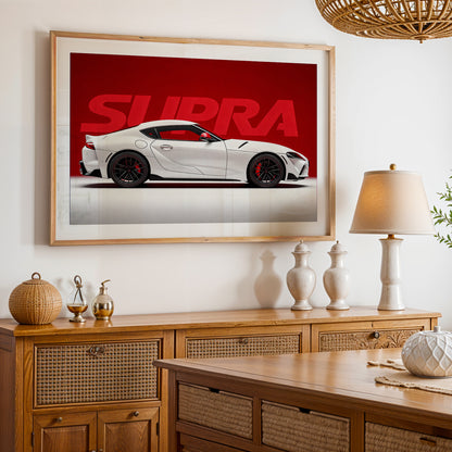 Toyota Supra Heritage Wall Frame