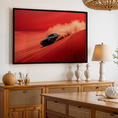 Dodge Challenger Sandstorm Wall Art
