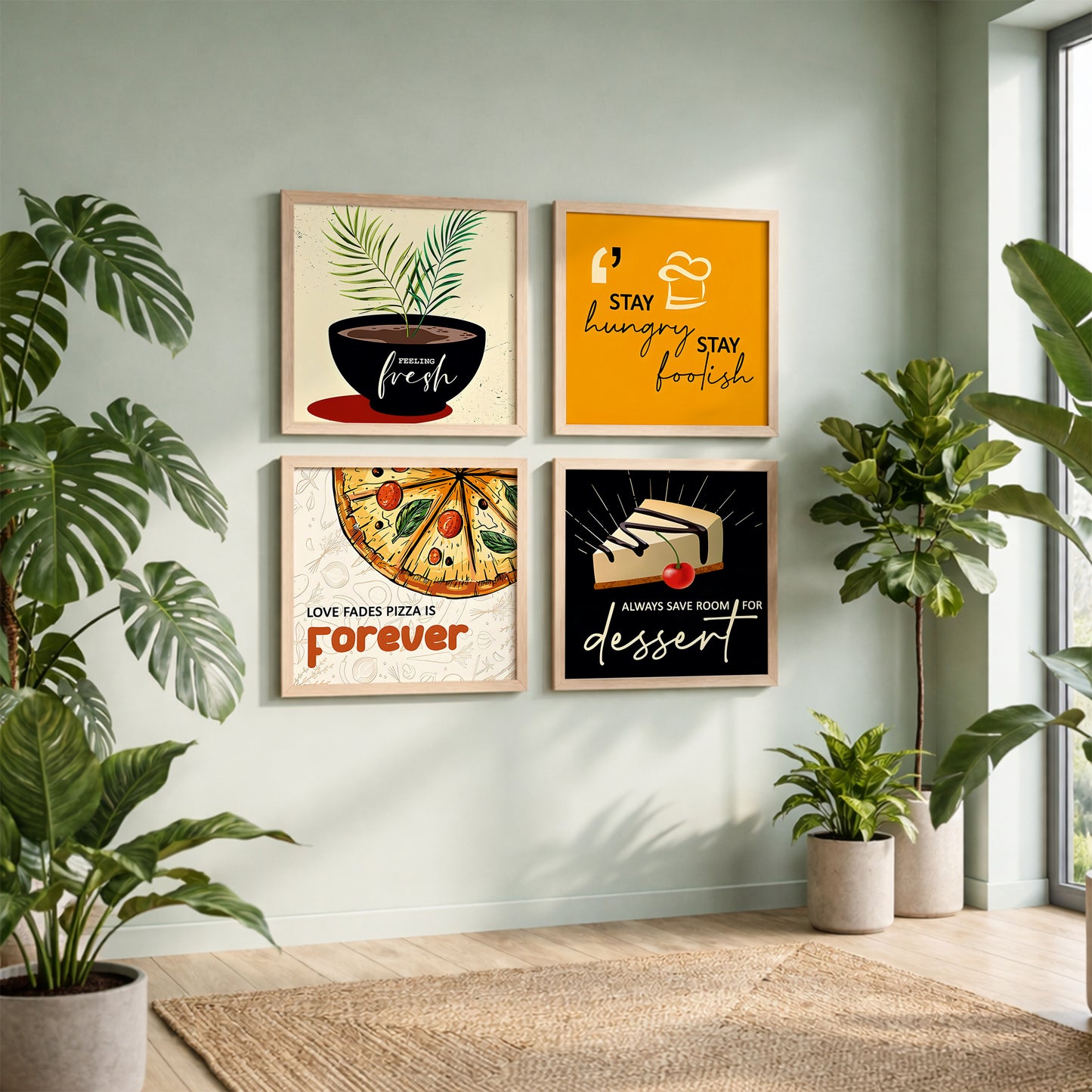 Kitchen Gallery Wall Art Set