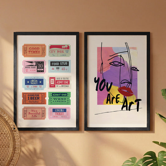 Pop Art Expression Wall Art Set
