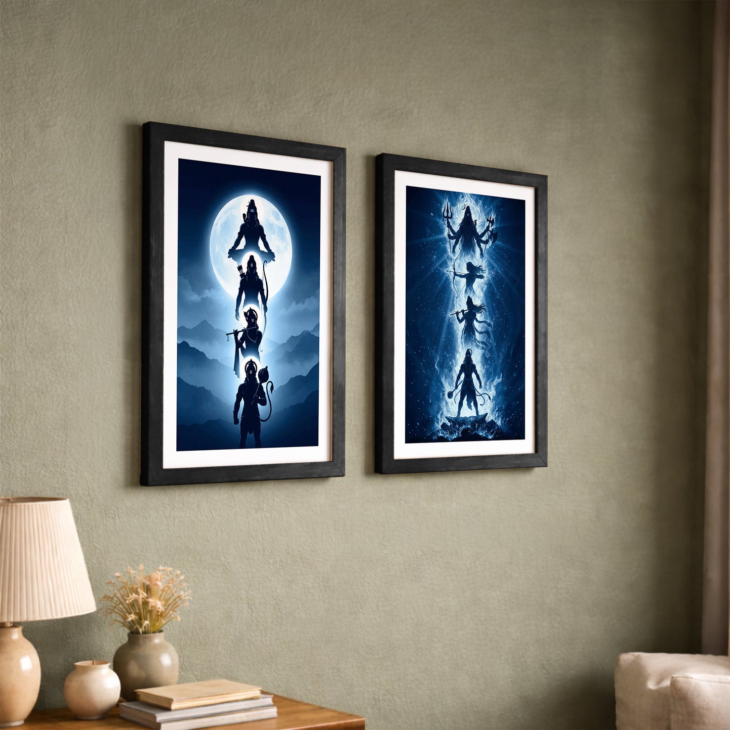 Shiva Divine Duo Wall Art