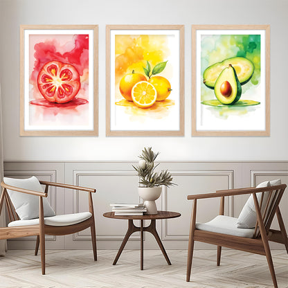 Modern Abstract Food Art Wall Frame