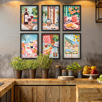 Café Lifestyle Wall Art Set