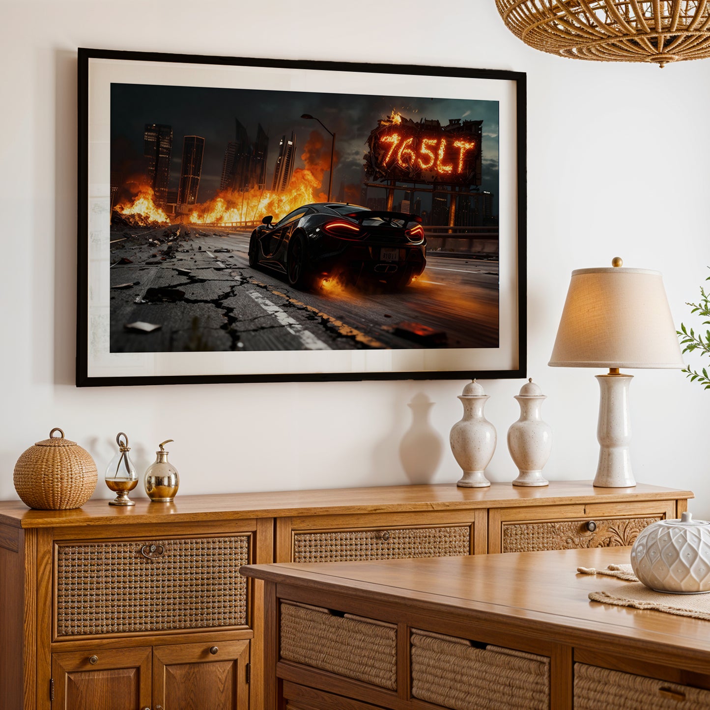 McLaren 765LT Inferno Edition Wall Frame