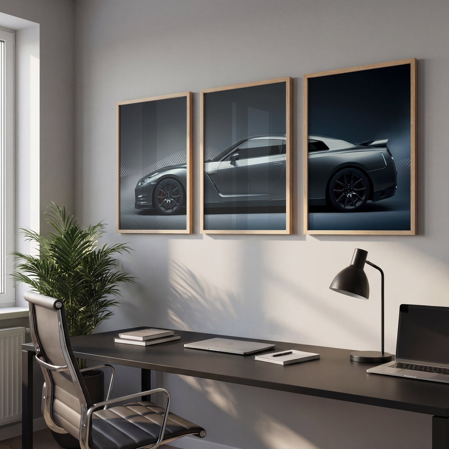 Stealth GT-R Wall Art Set of 3