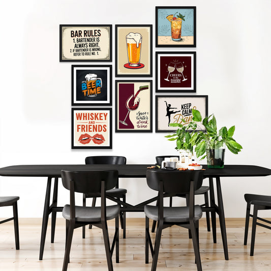 Cheers Gallery Wall Set of 8