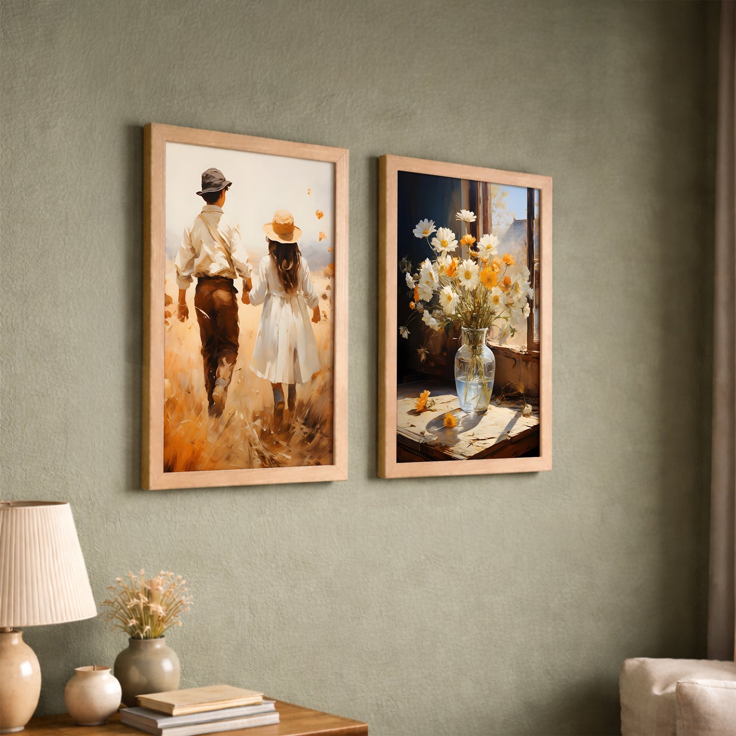 Whimsical Cottage Wall Art Set of 2