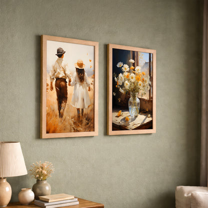 Whimsical Cottage Wall Art Set of 2
