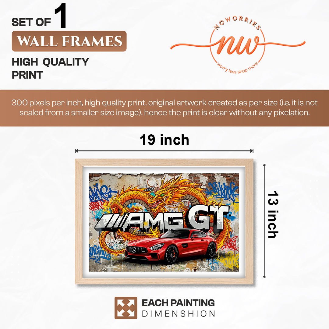 AMG GT Street Dragon Wall Art