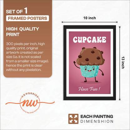 Fun Cupcake Wall Frame
