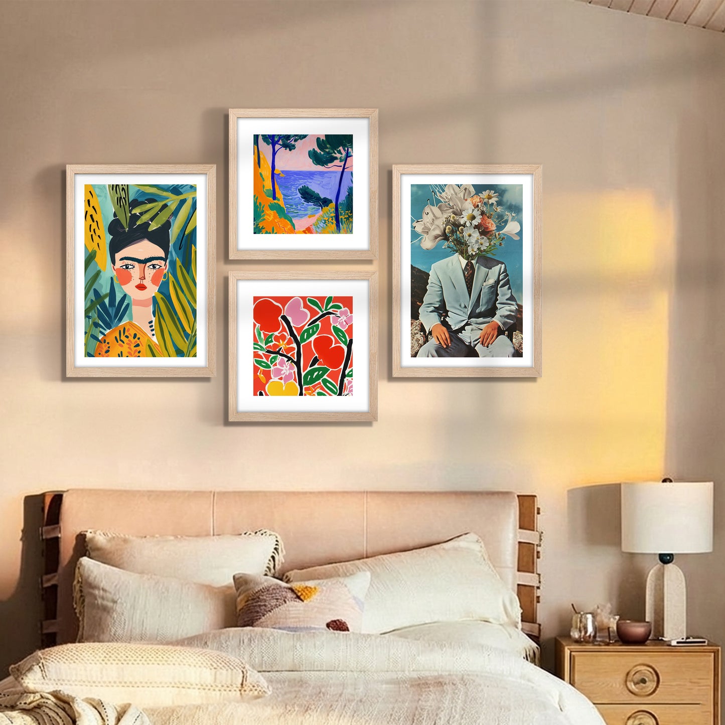Modern Expression Wall Set of 4
