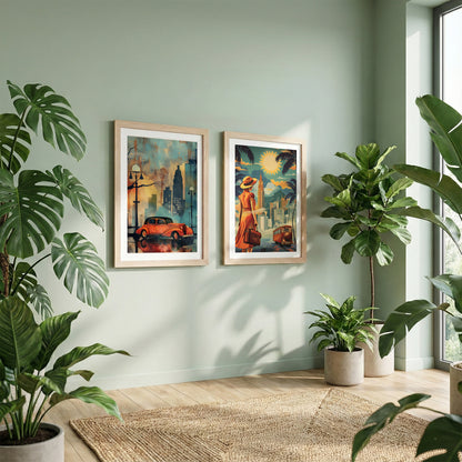 Vintage Travel Wall Art Set
