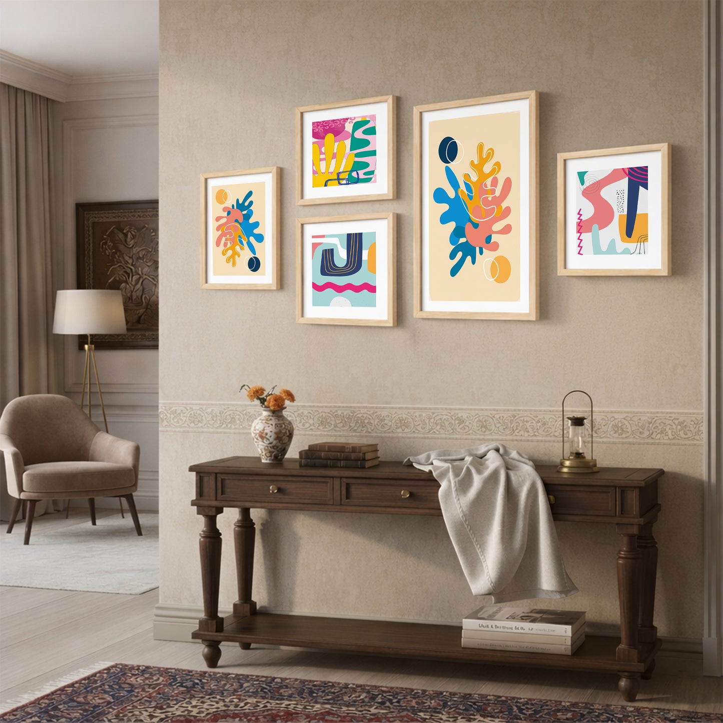 Artistic Wall Frame Set of 5