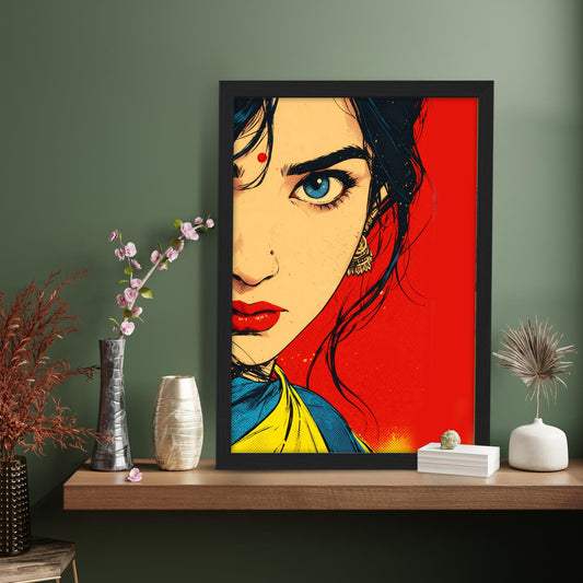 Blue-Eyed Fire Wall Frames