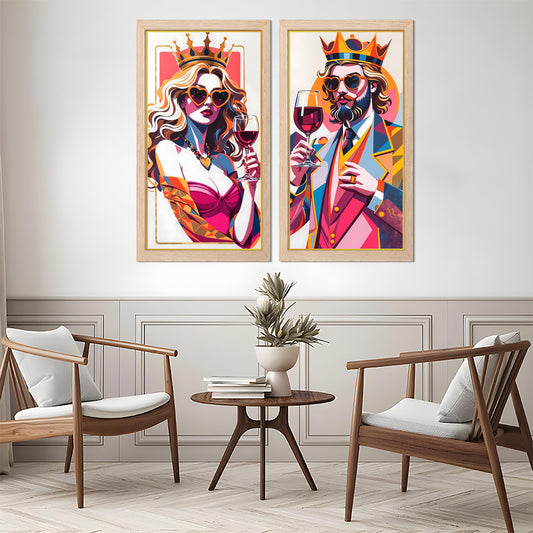 Modern Regal Wine Coupler Wall Art