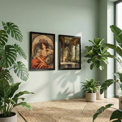 Vintage Elegance Poster Set