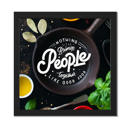 People & Food Art
