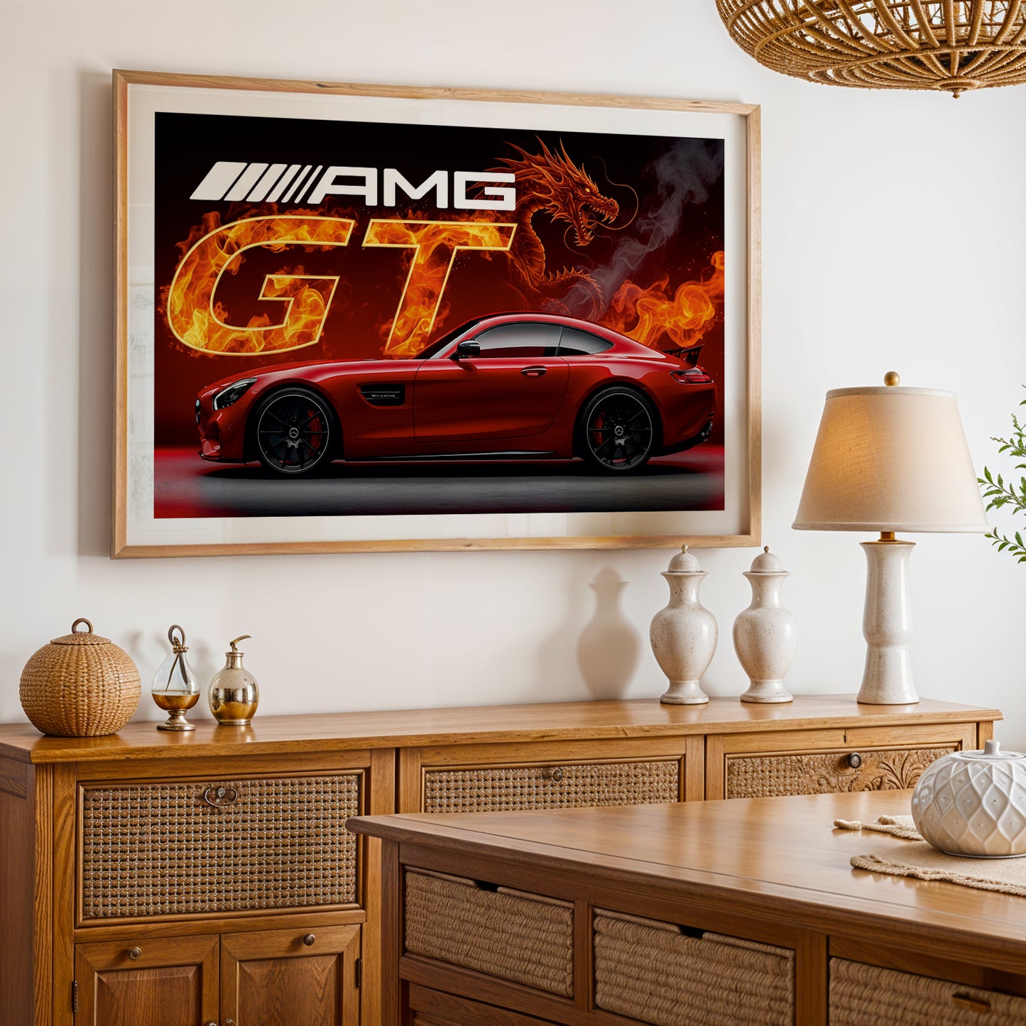 AMG GT Blazing Dragon Poster