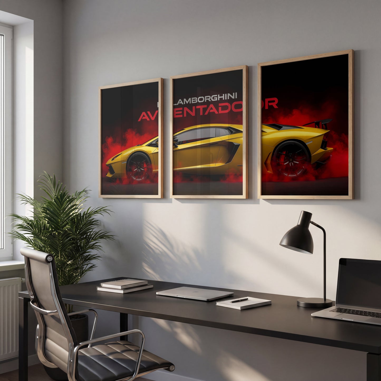 Aventador Blaze Wall Frame Set of 3